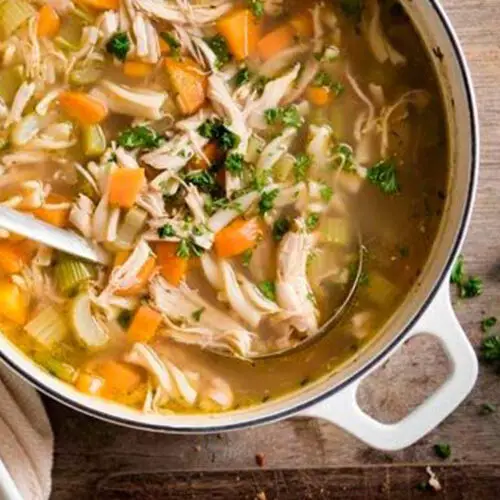 Chicken Noodle Soup Recipe, Easy Chicken Soup | One Dollar Kitchen