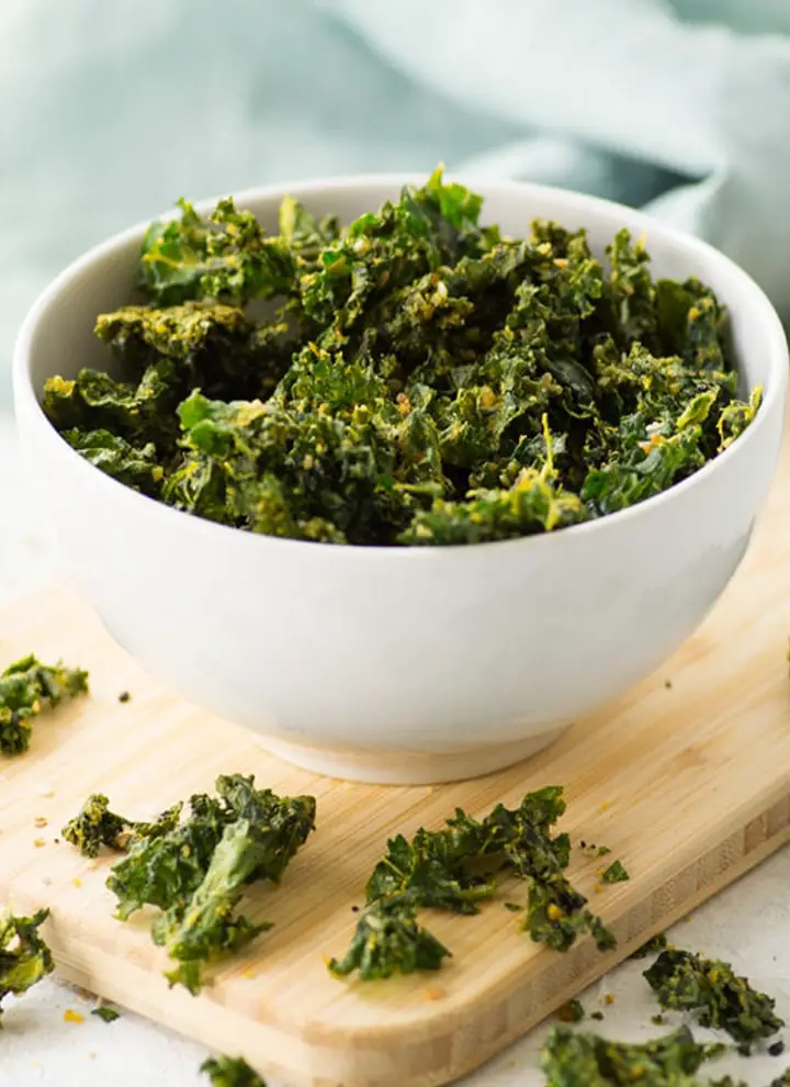 Air Fryer Kale Chips - Baked Kale Chips - Roasted Kale Chips Recipe