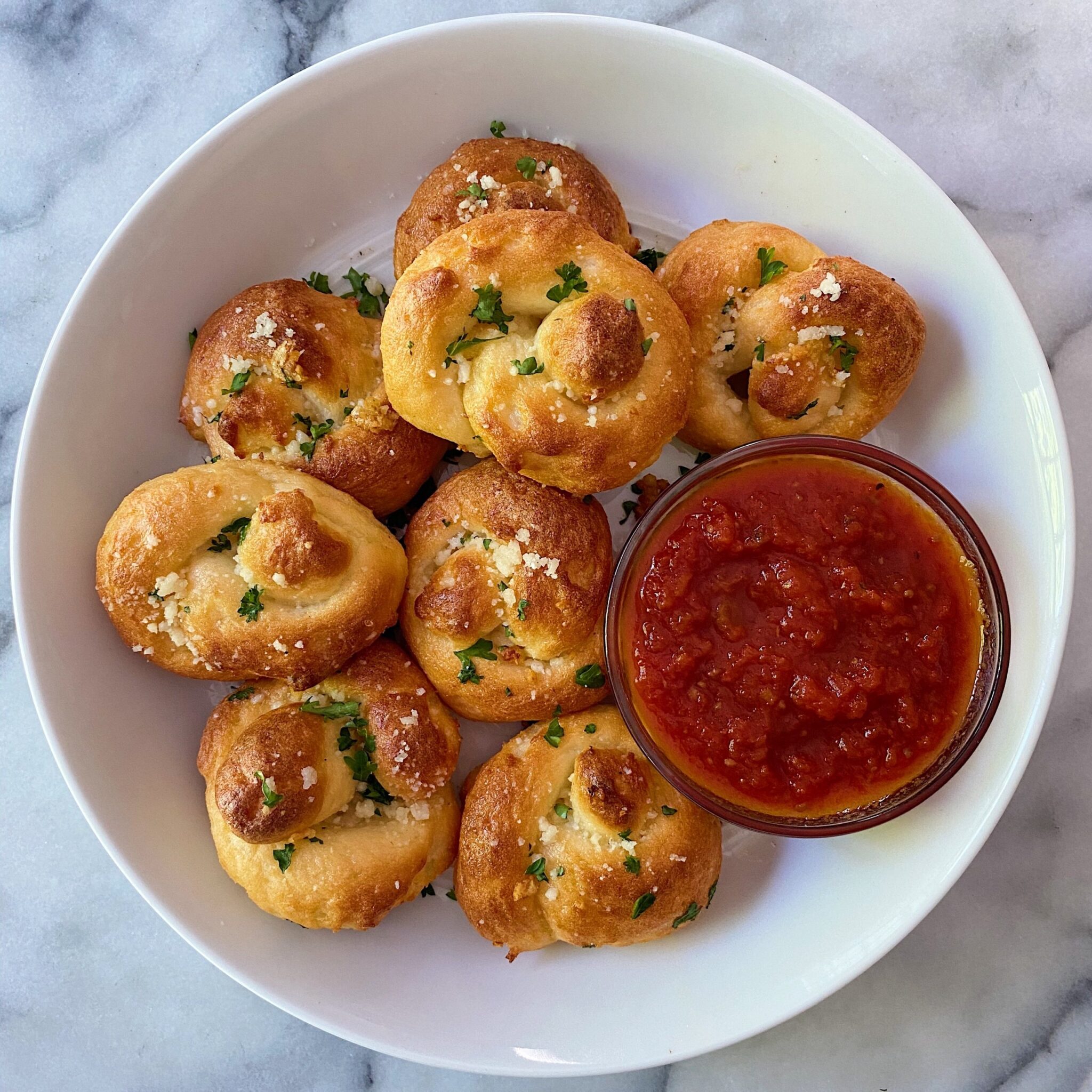 How To Cook Frozen Garlic Knots In Air Fryer | One Dollar Kitchen