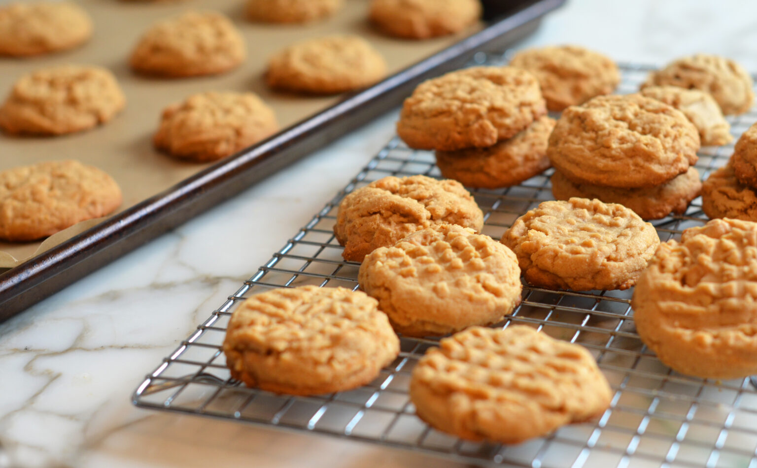 Peanut Butter Cookies Without Brown Sugar One Dollar Kitchen